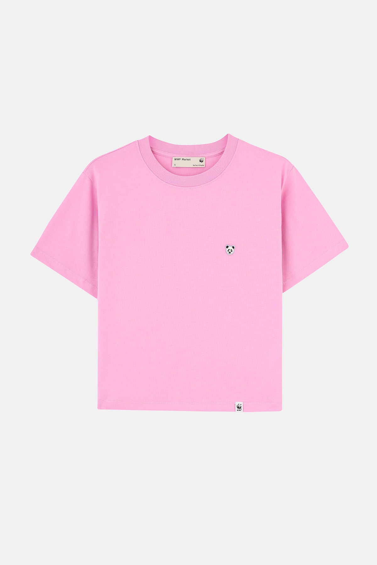 Panda Light-Weight Kadın T-Shirt  - Pembe