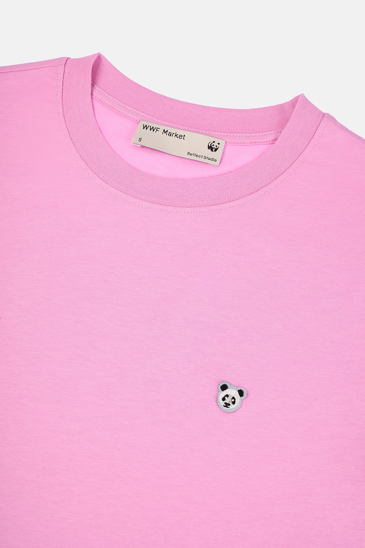 Panda Light-Weight Kadın T-Shirt  - Pembe