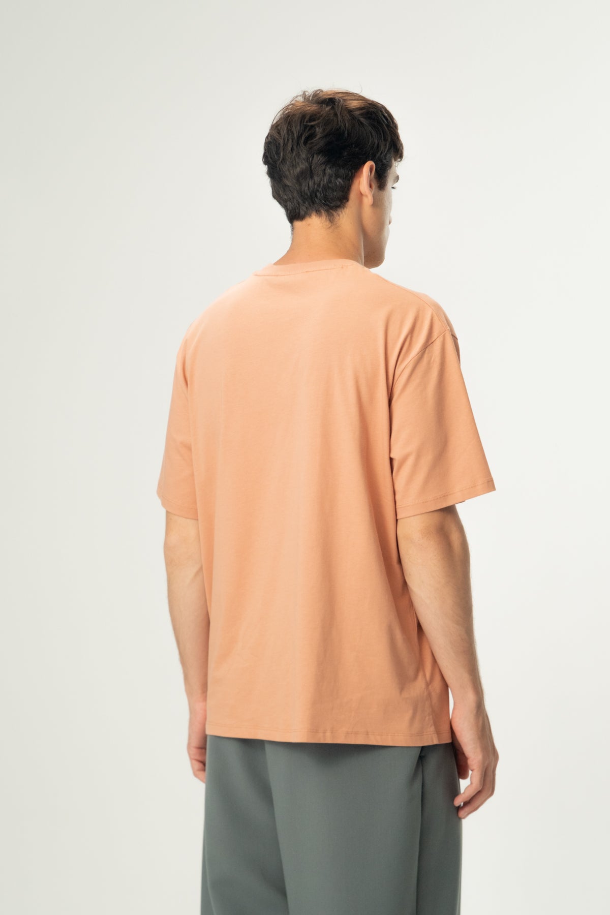 Kızıl Tilki Soft Supreme Oversize T-shirt - Toprak Rengi
