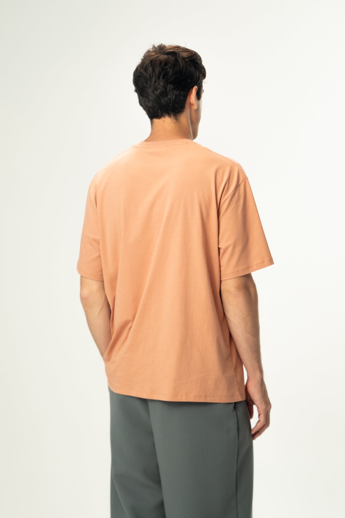 Kızıl Tilki Soft Supreme Oversize T-shirt - Toprak Rengi