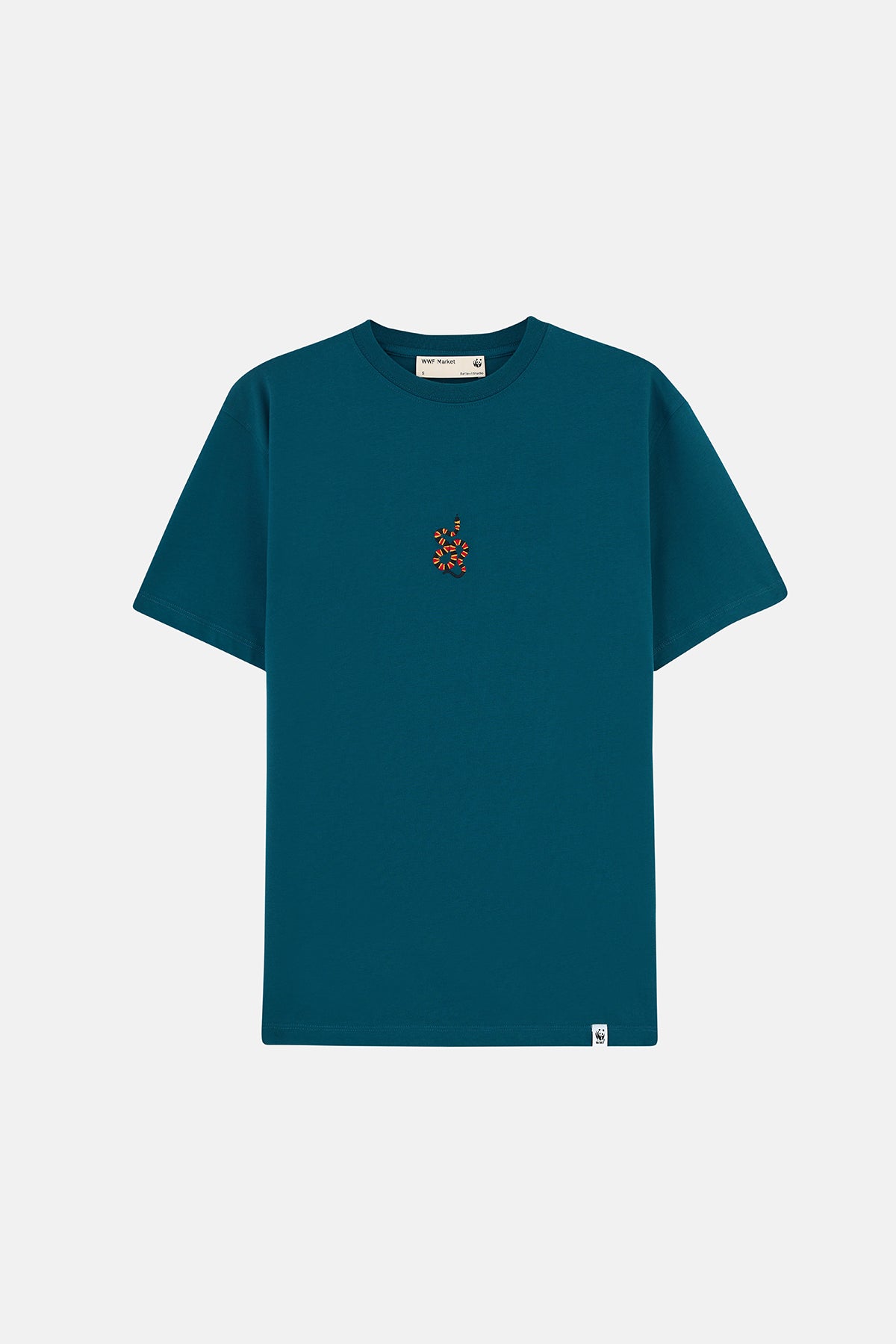 Mercan Yılanı Lightweight T-Shirt - Petrol Yeşili