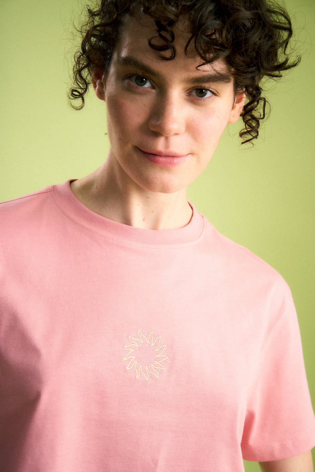 Güneş Lightweight Crop T-Shirt - Kiremit