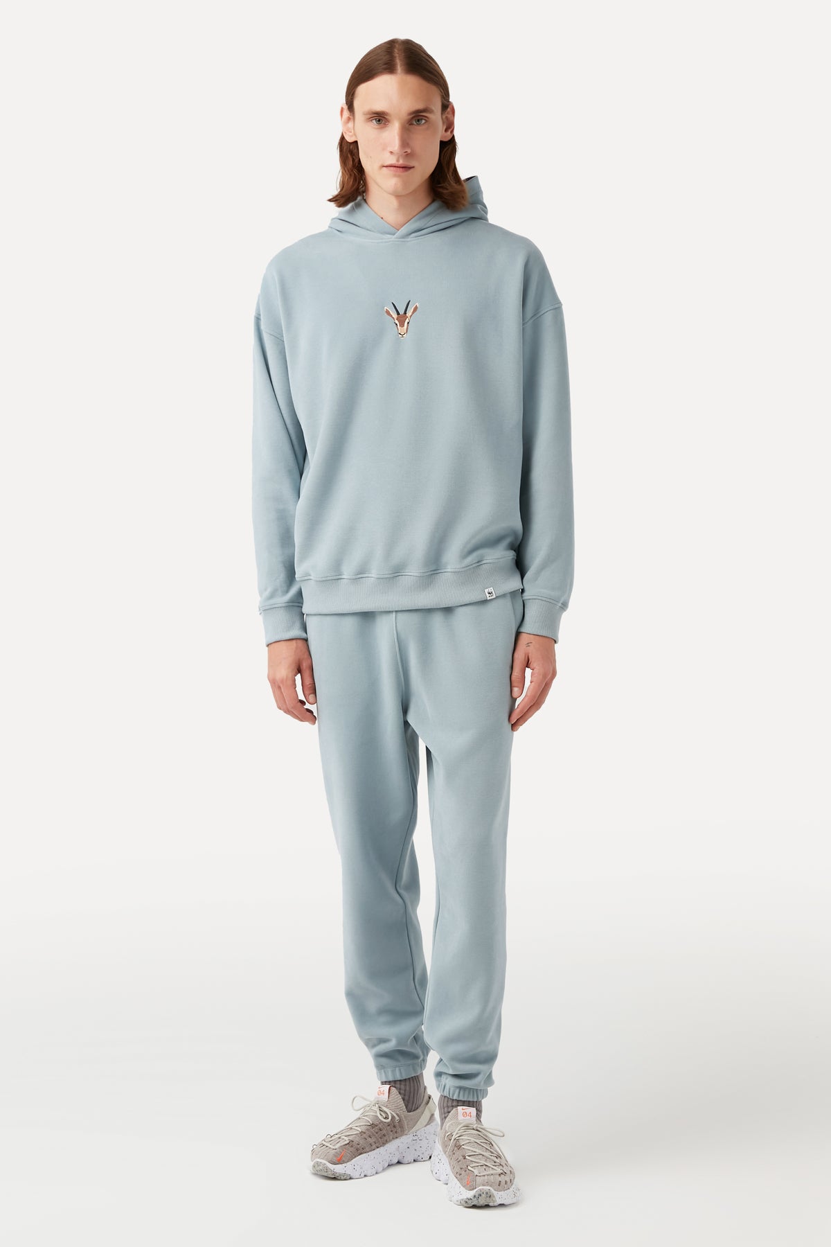 Dağ Ceylanı SuperSoft Hoodie - Buz Mavisi