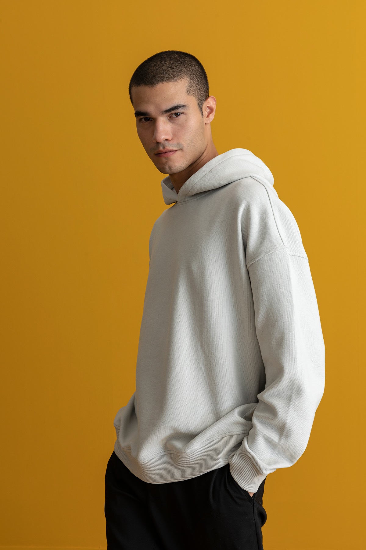 Basic SuperSoft Hoodie - Açık Gri