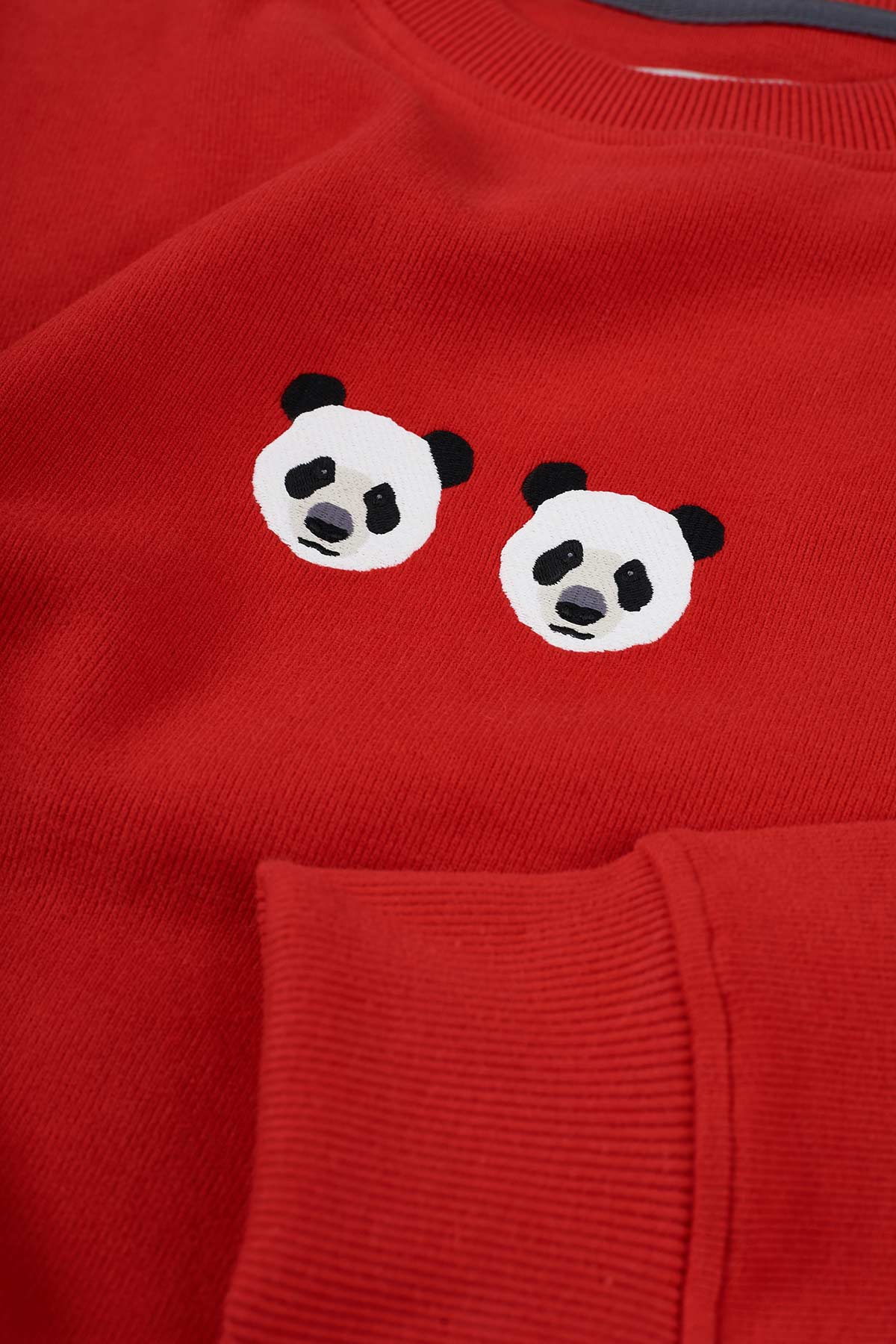 Chi & Chi Oversize SuperSoft Sweatshirt - Kırmızı