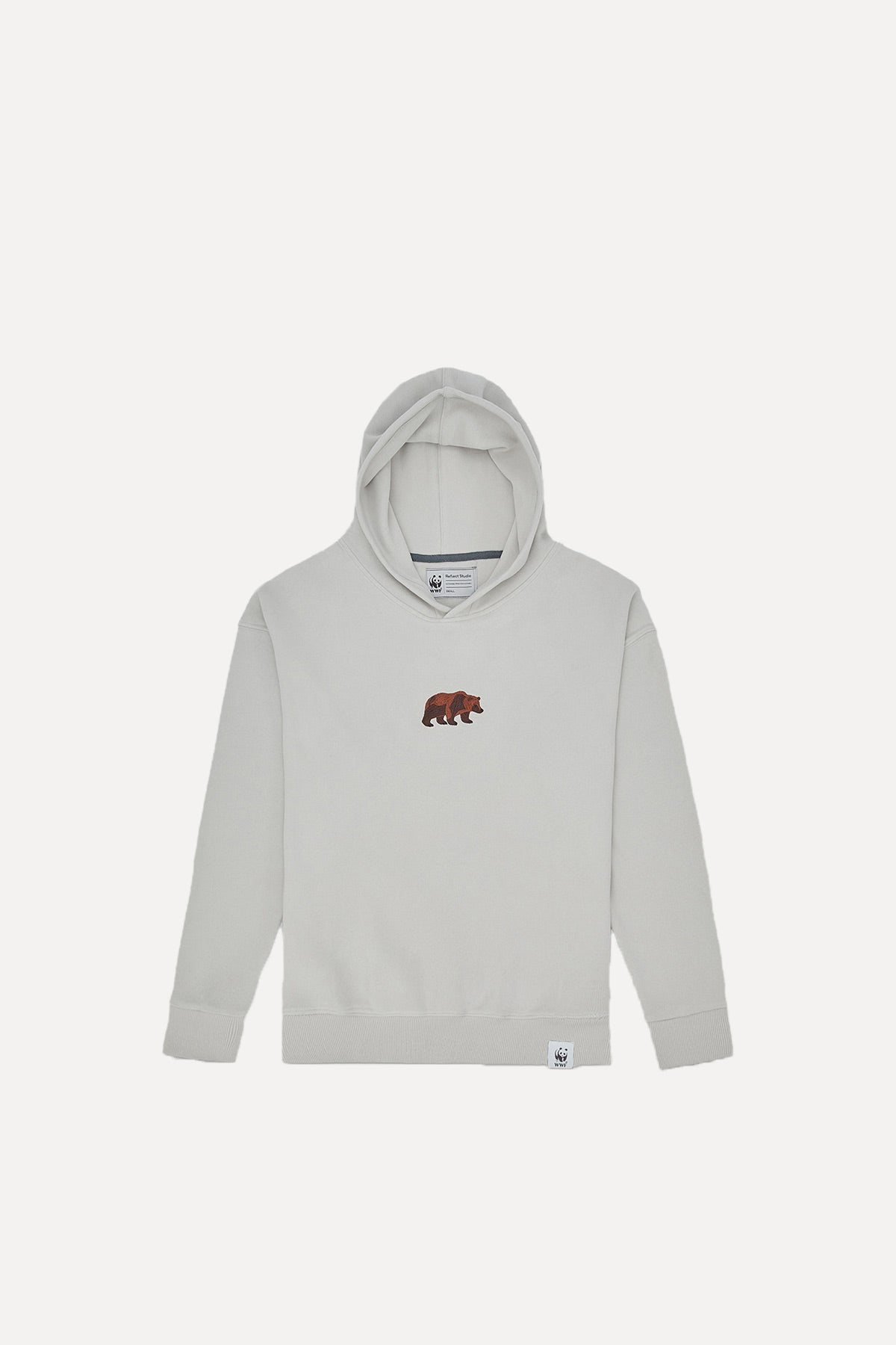 Bozayı Çocuk Hoodie - Açık Gri