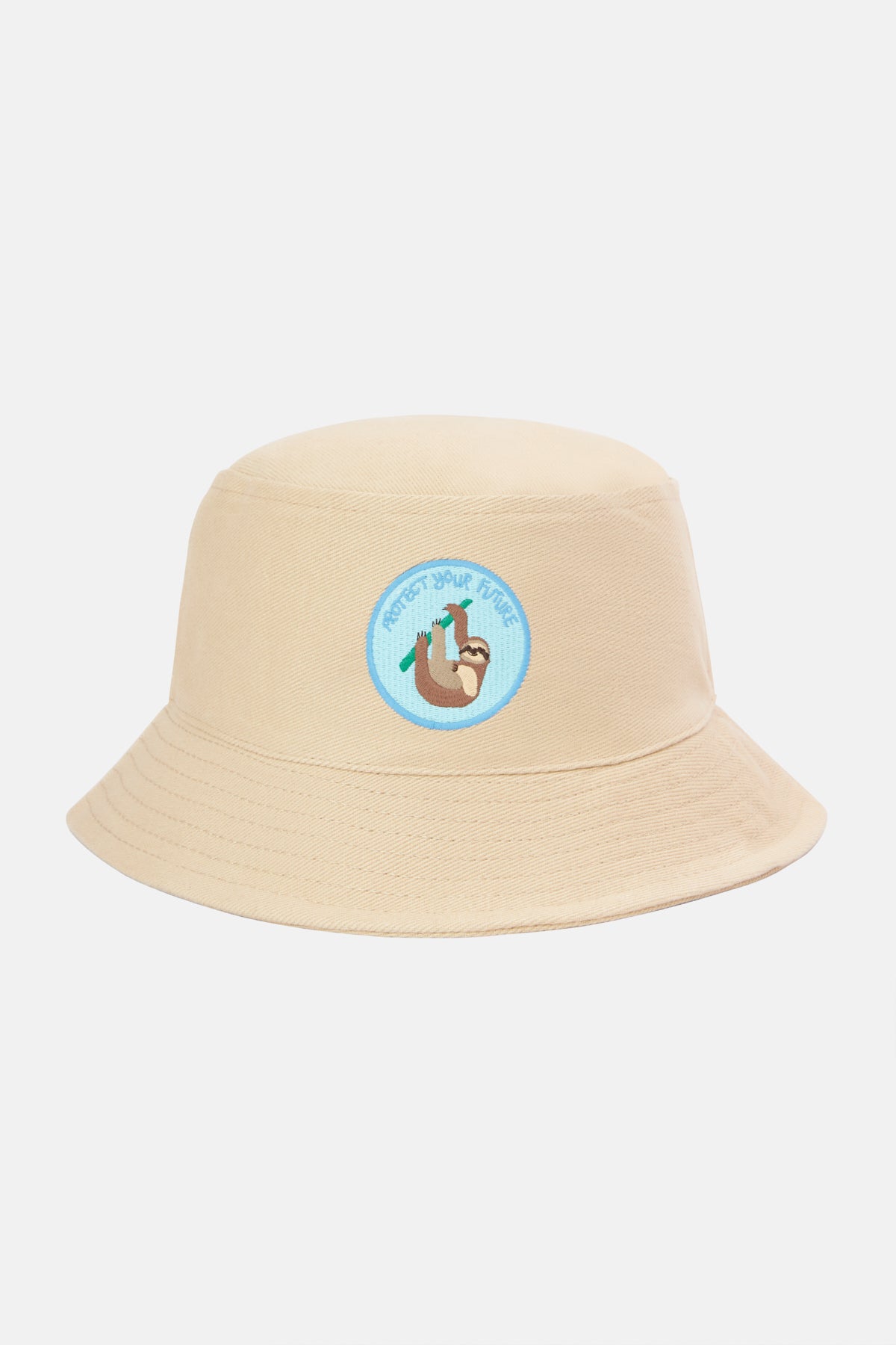 Tembel Hayvan Balıkçı Şapka - Bej
