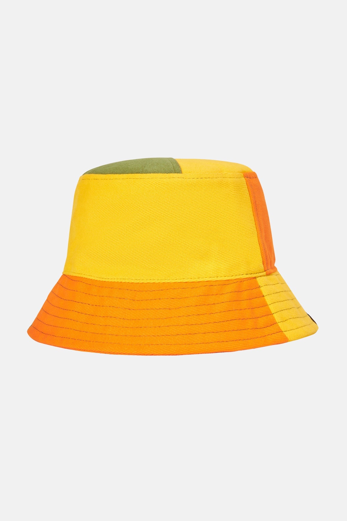 Kanguru Colorblock Balıkçı Şapka - Blok renkli