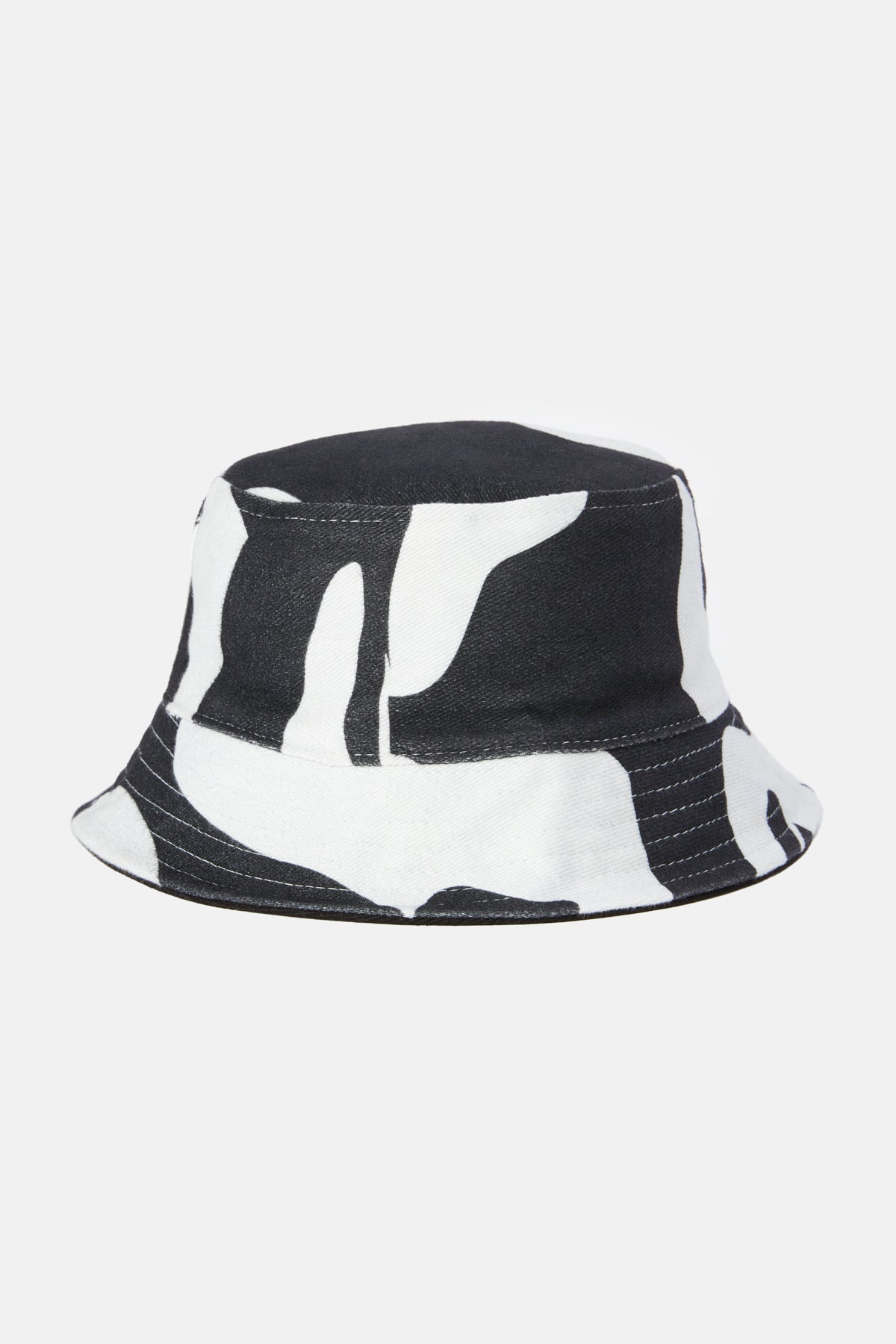 Orka Çift Yüzlü Bucket Hat - Siyah