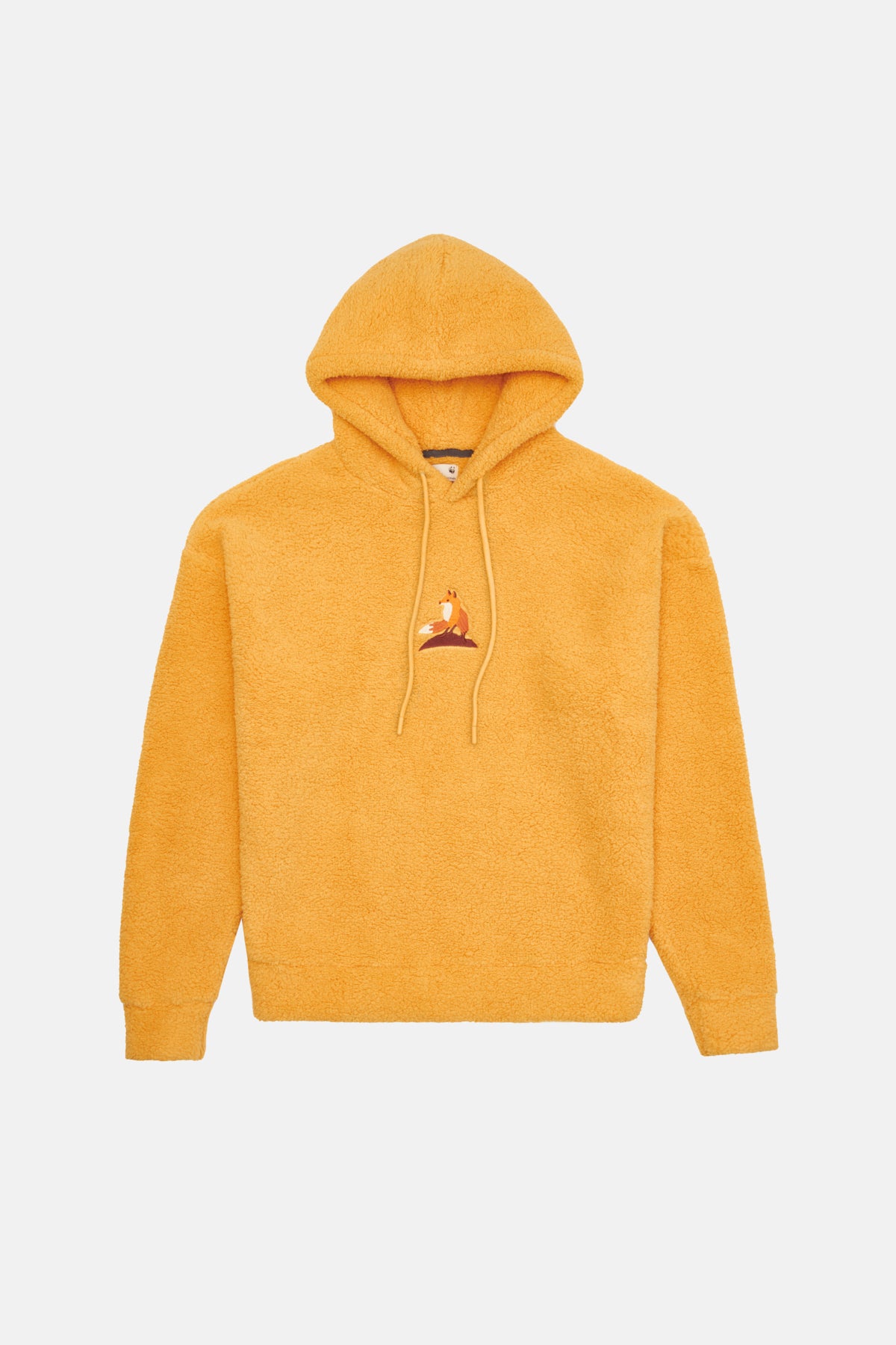 Kızıl Tilki Sherpa Hoodie - Sarı