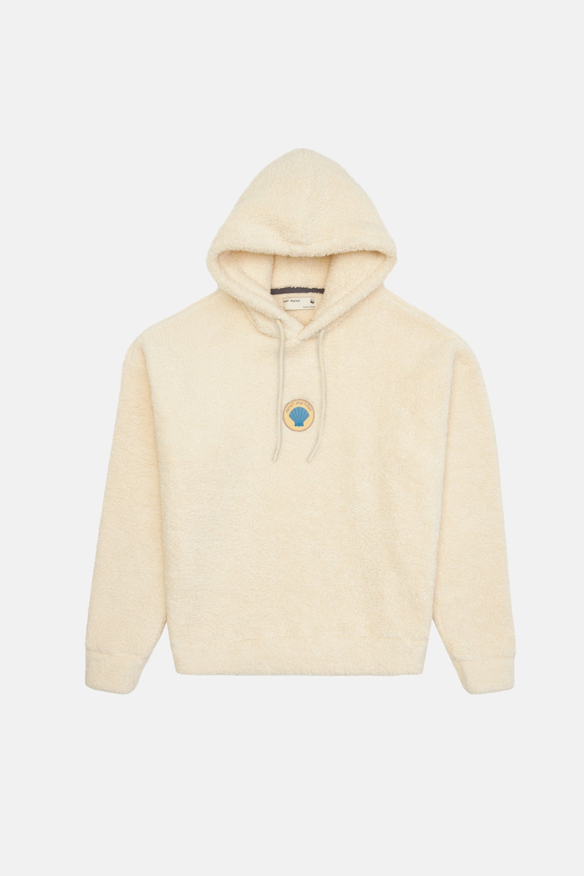 Shell Sherpa Hoodie - Bej