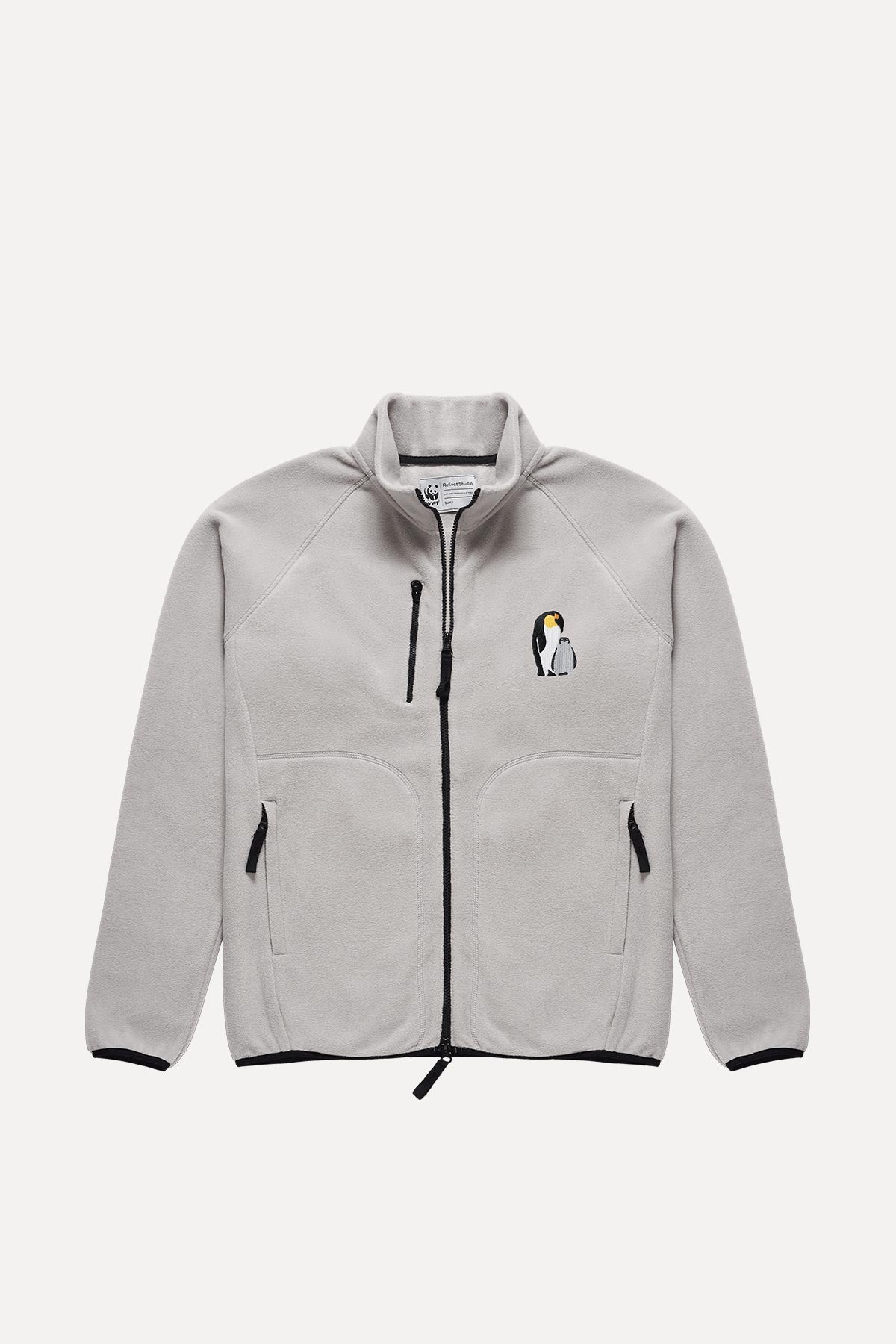 İmparator Penguen Full-Zip Polar - Gri