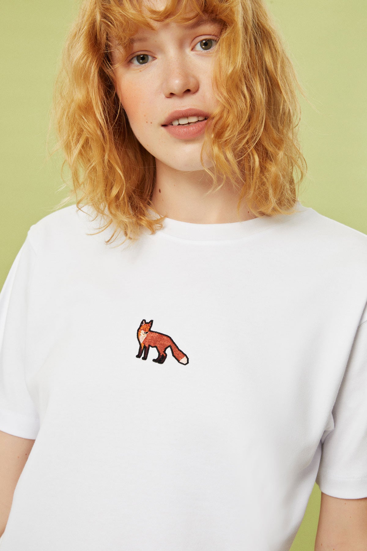 Kızıl Tilki Premium T-Shirt - Beyaz