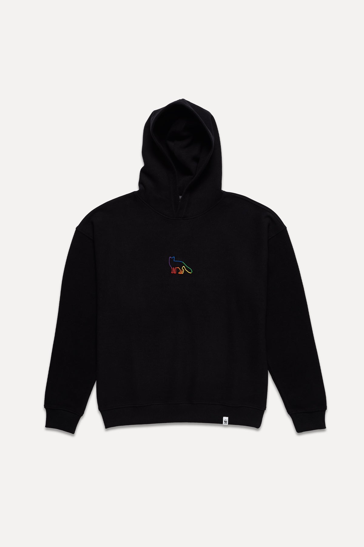 Kızıl Tilki Hoodie - Rainbow Siyah