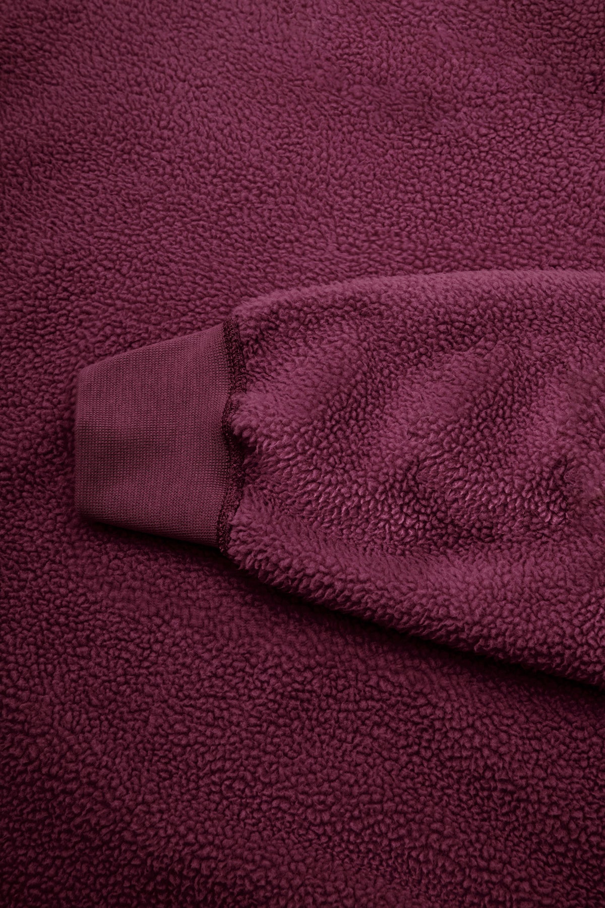 Denizatı Teddy Hoodie - Mürdüm