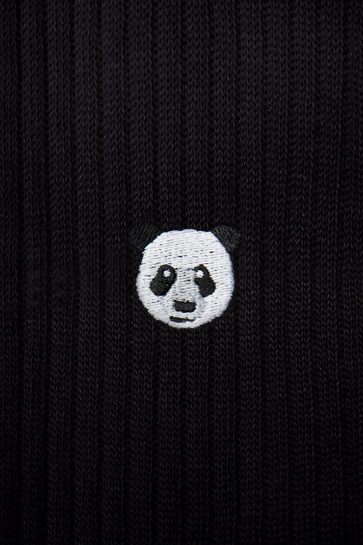 Panda Club Soket Havlu Çorap - Siyah