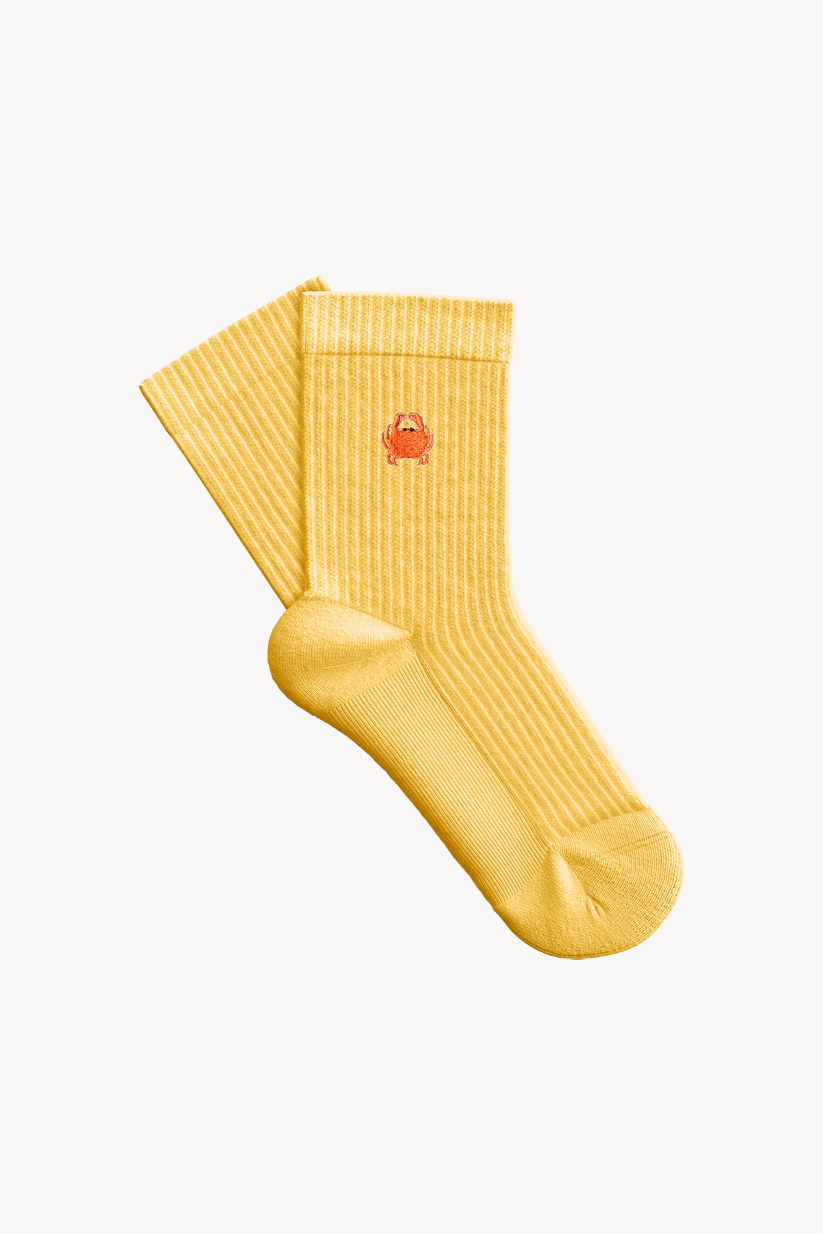 Yengeç Soket Havlu Çorap - Turuncu