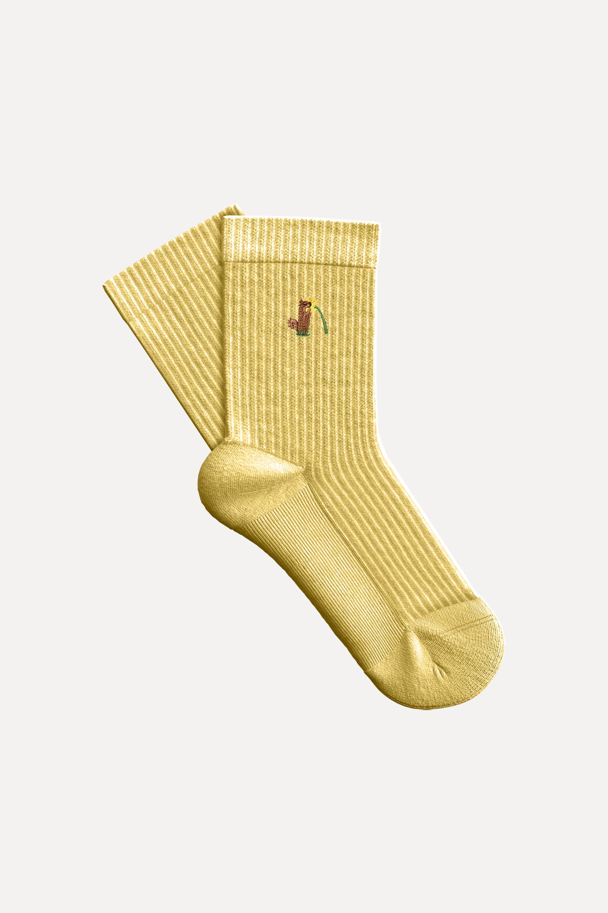 Sincap Soket Havlu Çorap - Açık Sarı