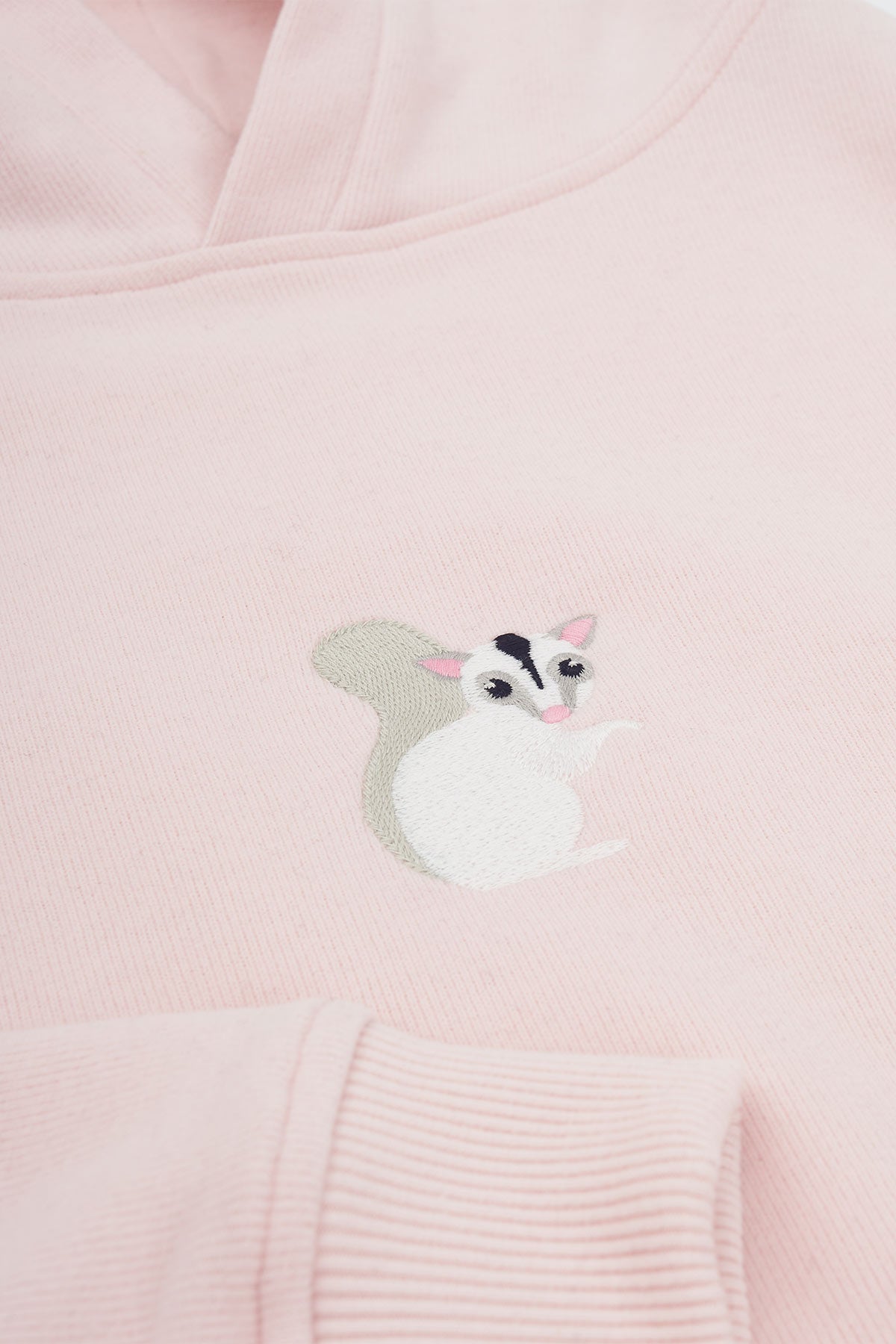 Sugar Glider SuperSoft Hoodie - Açık Pembe