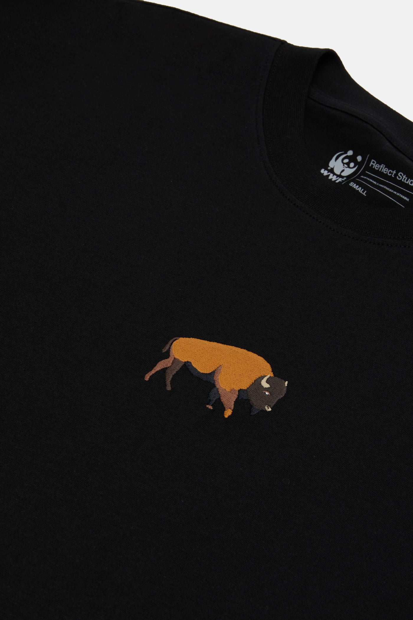 Bizon Oversize Light-Weight T-shirt - Siyah