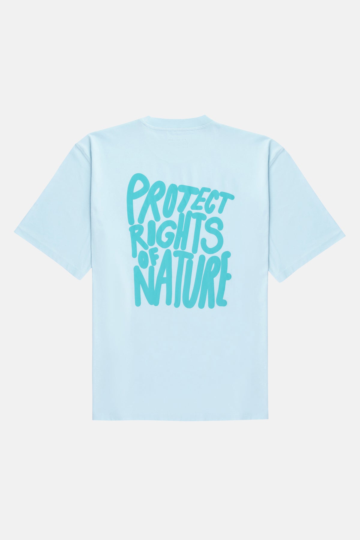 Protect Rights Oversize Lightweight T-Shirt - Açık Mavi