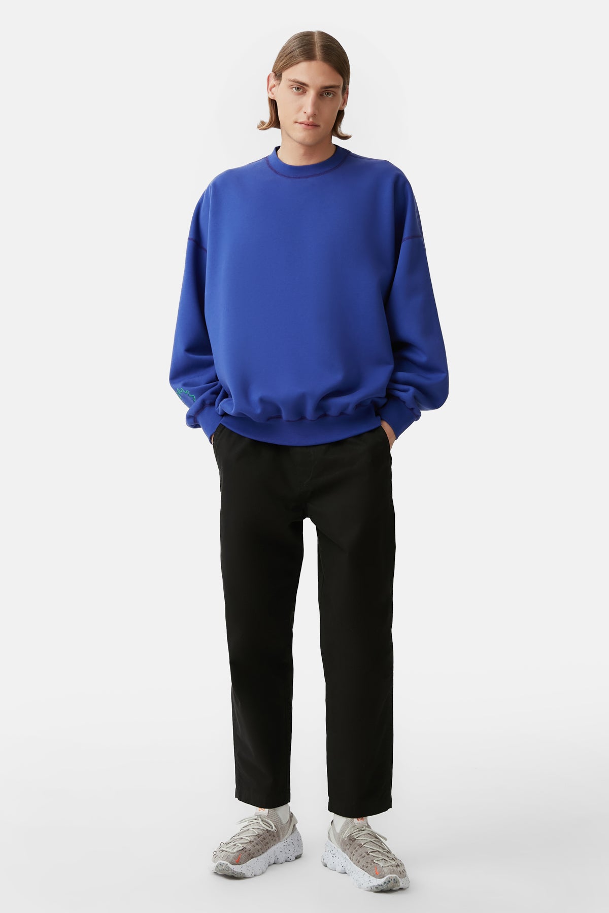 Tembel Hayvan Teddy Sweatshirt - Lacivert