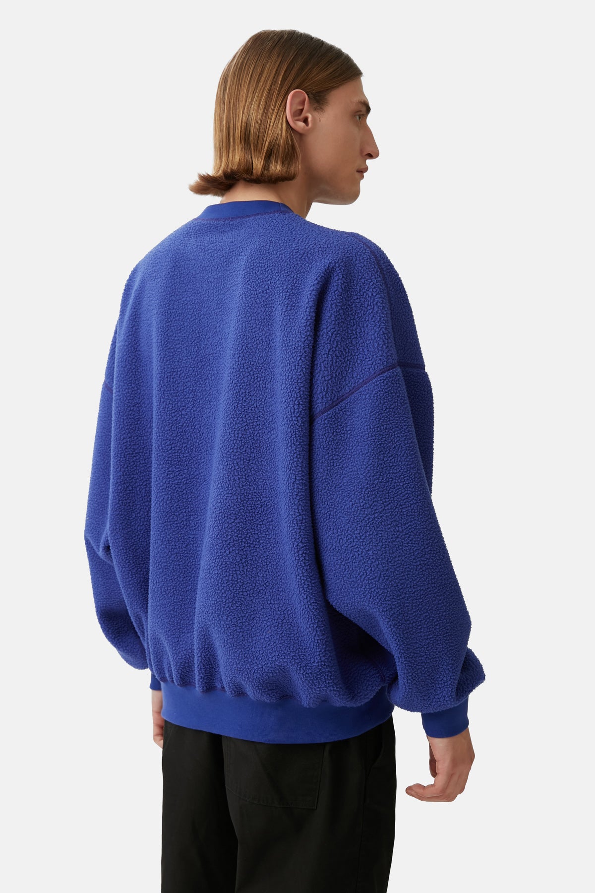 Tembel Hayvan Teddy Sweatshirt - Lacivert