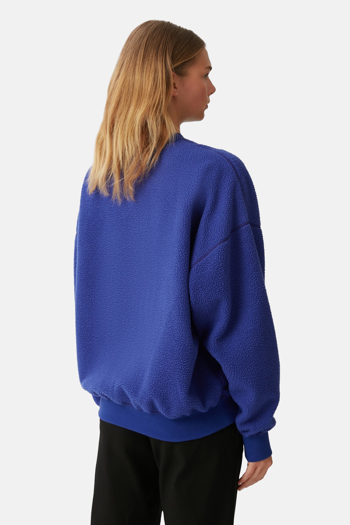 Tembel Hayvan Teddy Sweatshirt - Lacivert