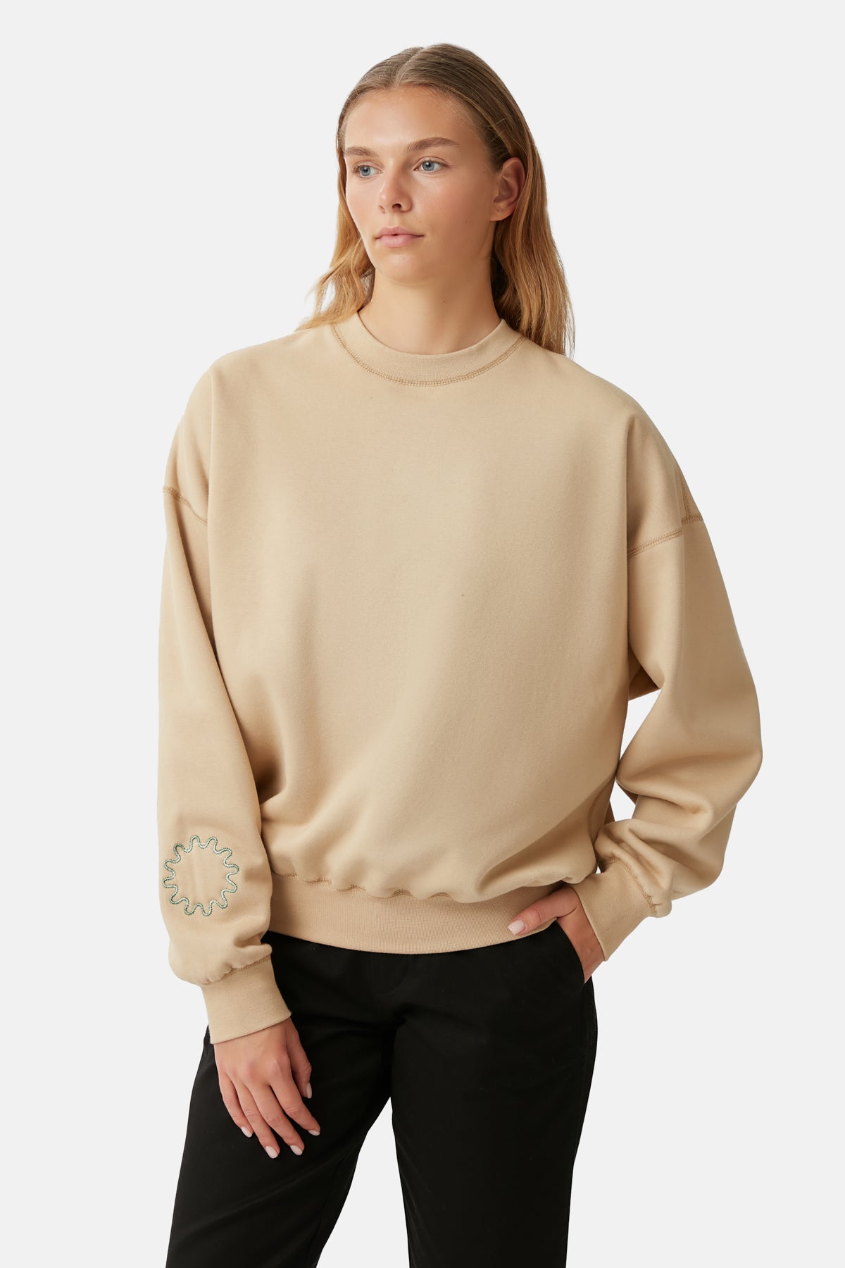 Bozayı Teddy Sweatshirt - Bej