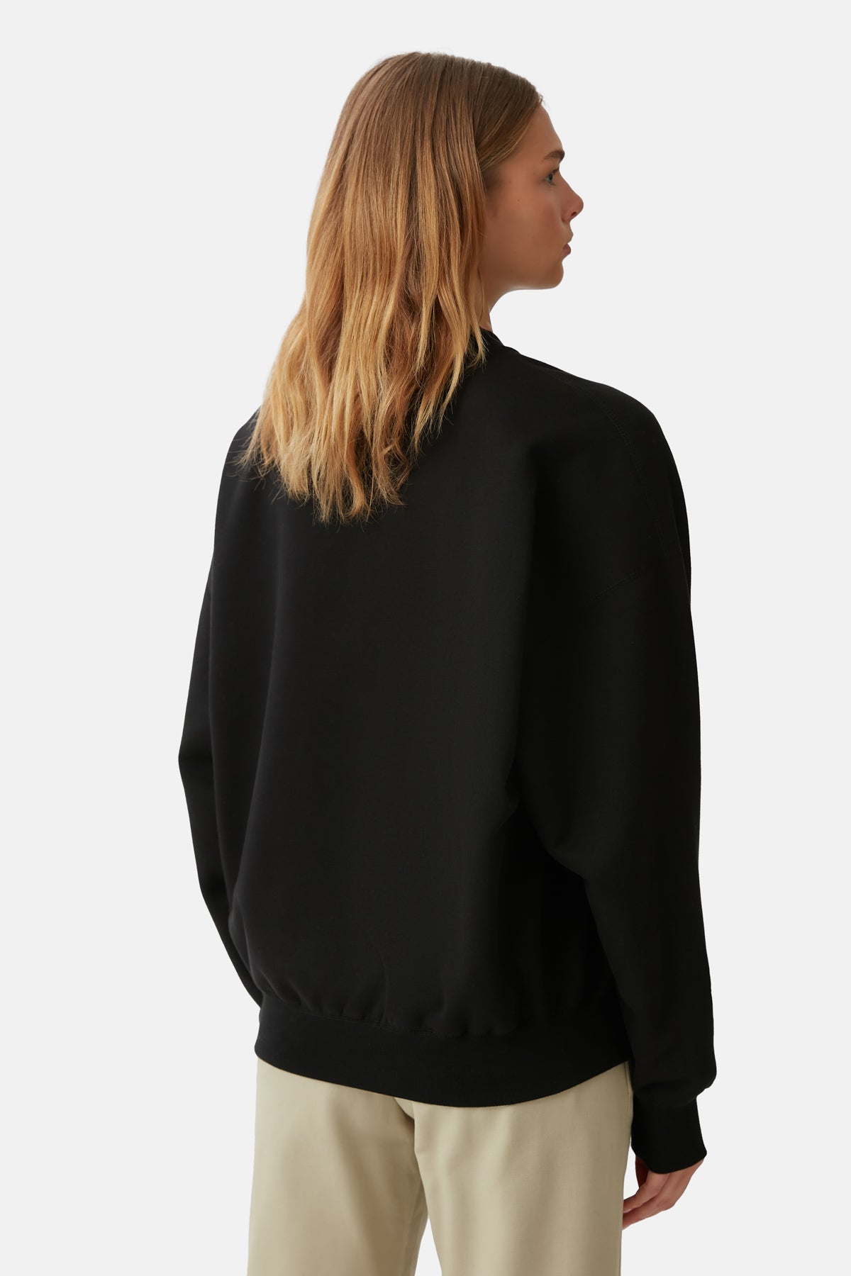 Giant Panda Teddy Sweatshirt - Siyah