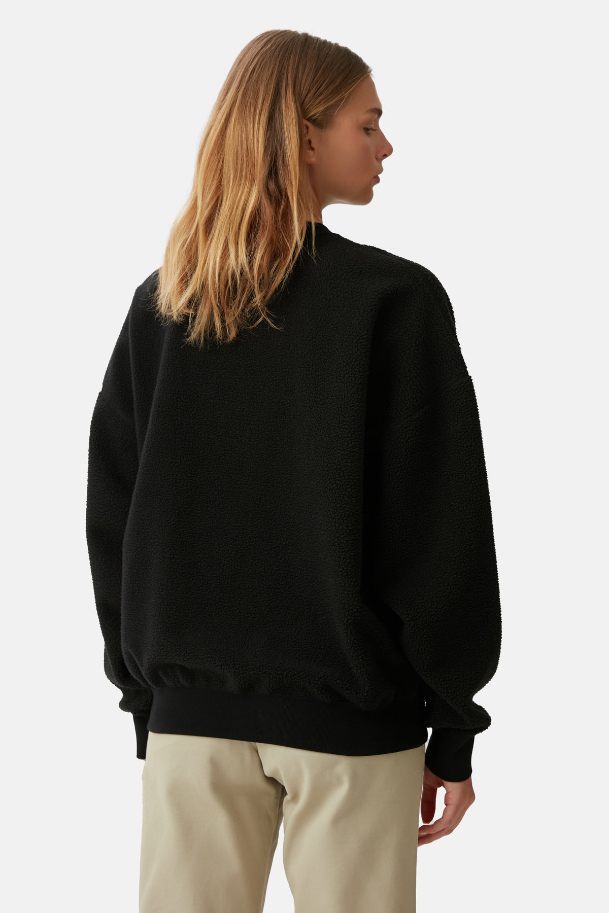 Giant Panda Teddy Sweatshirt - Siyah